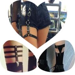 【大特価‼️】ソックスバンド、レッグベルト、レッグハーネス足を魅せる今にピッタリ