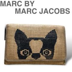 美品 MARC BY MARC JACOBS クラッチバッグ 編み込み 犬
