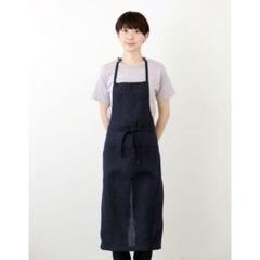 最終価格】fog linen work 若山曜子リネンエプロンブラック