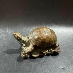 銅製 亀蓋置 茶道具 工芸品 装飾置物 - メルカリ