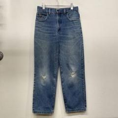 限定【80s-90s】TRUSSARDI デニム　トレンチコート　ロゴ刺繍　希少 2025年最新】TRUSSARDI メンズ デニム・ジーンズの人気アイテム