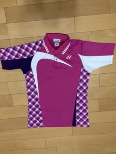 YONEX ポロシャツ Mサイズ ピンク チェック柄