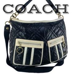 極美品 コーチ ハンドバッグ ショルダーバッグ 肩掛け ポピー チェック柄 2025年最新】中古 COACH POPPYの人気アイテム - メルカリ