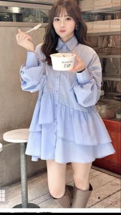 お値下げしました！新品未使用　CITY SHOP ティアードミニワンピース　F お値下げしました！新品未使用 CITY SHOP ティアードミニ