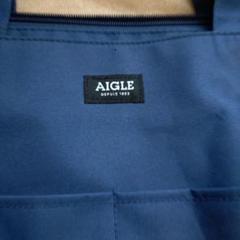 AIGLE ネイビー トートバッグ