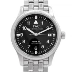 IWC マーク15 魚リューズ　ステンレスベルト後期　革ベルト付き IWC マーク15 ブラック 革ベルト仕様 国内正規品 - 腕時計専門店