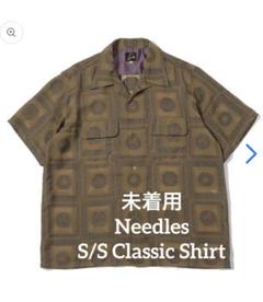 Needles ニードルス　パターン　半袖シャツ サイズ2 2025年最新】needles シャツ 半袖の人気アイテム - メルカリ
