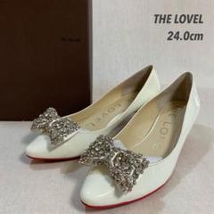 THE LOVEL ラヴェル エナメル パンプス リボン取り外し可♪のサムネイル