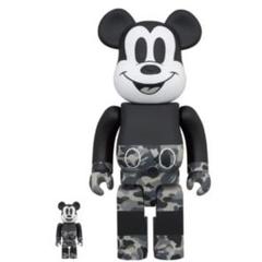 BE@RBRICK BAPE MICKEY MOUSE 100% & 400%