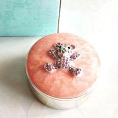 未使用 グリッターベア ケース サークル ピンク