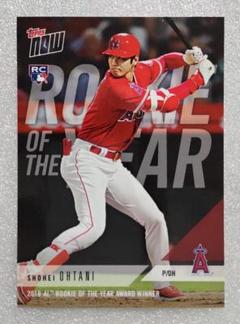 【貴重】大谷翔平 Topps now AW-1 最優秀新人賞 Rookie　※あのサムネイル