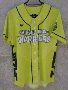 信州ブレイブウォーリアーズ イエロージャージ半袖 M ユニフォーム？【美品】