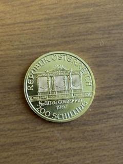 1992年オーストラリアウィーンハーモニー1/10oz 200シリングス