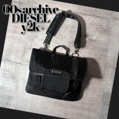 Diesel メッセンジャーバッグ グランジ パンク ロック y2k 00s 00s y2k diesel メッセンジャーバッグ グランジ サイバー パンク