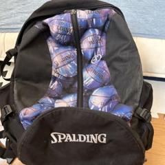 SPALDING バスケットボール柄リュック