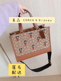 COACH ディズニー ハイライン・トートバッグ ホワイト コーチ