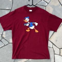 90s USA製 The Disney Store ドナルドダック Tシャツ L