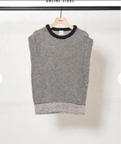 YENN イエン PADDING NECK KNIT ニットベスト 予約販売【 chignon 〜YENN〜 】ｸﾛｼｪﾆｯﾄﾍﾞｽﾄ [9541-123DP] 2月お