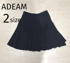 新品タグ付き　ADEAM アディアム　スカート 黒　ブラック　サイズ2 2025年最新】Adeam スカートの人気アイテム - メルカリ