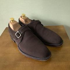 REGALリーガル スエード シングルモンクストラップシューズ25cm REGALリーガル スエード シングルモンクストラップシューズ25cm
