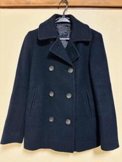 【入手困難】 ユニクロ イネス ピーコート+ ウール ネイビー　新品タグ付き 未使用美品 ユニクロ イネス ウールブレンドピーコート ネイビー