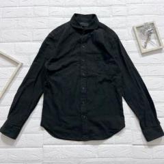 A.S.M ATELIER SAB MEN 長袖シャツ　ブラック　綿・麻　Lのサムネイル