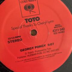Toto Georgy Porgy / TOTO 12inc