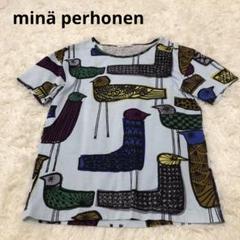 minä perhonen 鳥柄カットソー Tシャツ mingling 38 - メルカリ