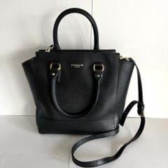 COACH ブラック 2wayショルダーバッグのサムネイル