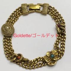 ブレス】goldette ゴルデット 19個のチャーム スライドブレス