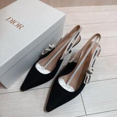 美品・38 DIOR ディオール J'ADIOR スリングバック サンダル