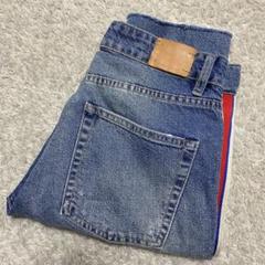 ZARA TRF ザラ サイドライン入り デニムパンツ　ジーンズ カットオフのサムネイル