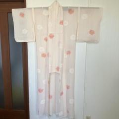 ◆正絹 夏着物◆トールサイズ 薄桜色 絽　薄物