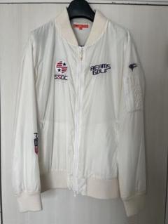 ビームスゴルフ BEAMS GOLF ホワイト防寒ジャンパーサイズL ビームスゴルフ BEAMS GOLF ホワイト防寒ジャンパーサイズL