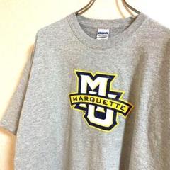 【訳あり】ギルダンGILDAN Tシャツ MARQUETTE グレー　XL