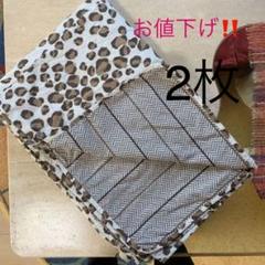 【週末セール】リバーシブル ベッドスプレッド*リメイク用 としても お値下げ‼️