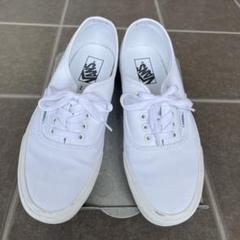美品★ Vans ホワイト ローカット スニーカー　26.5cmのサムネイル
