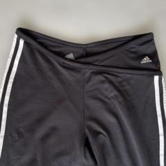 adidas ストライプ 黒 ジャージパンツ ヨガ