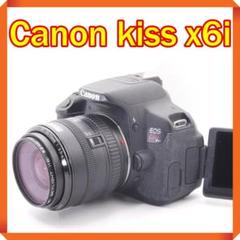 近〜中距離対応レンズ❤️Canon eos Kiss X6i❤️自撮り❤️スマホ転送❤️ 自撮りもできる✨Canon Kiss X6i✨レンズセット✨スマホ転送OK