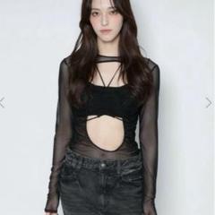未使用　MELTTHELADY sheer cover tops melt the lady sheer cover tops シアー トップス