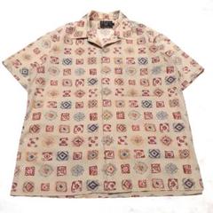80s Chaps Ralph Lauren アロハシャツ　L 開襟 CRLタグ