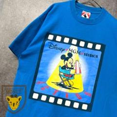 US古着【Disney ディズニー ミッキー キャラクター Tシャツ】メンズL