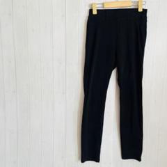 ブラック スキニーパンツ　ストレート　ストレッチ　S　黒　a323
