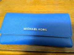 MICHAEL KORS 二つ折り財布 青