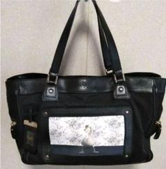 ☆希少美品☆ANYA HINDMARCH　白鳥プリント柄　トートバッグ
