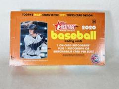 直筆サイン1枚！2020 Topps Heritage Minor 未開封BOX