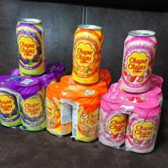 チュッパチャプス スパークリング ドリンク 3種類×6本 ジュース 飲み物 ⑥