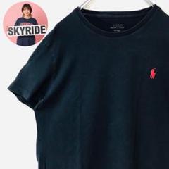 POLO RALPH LAUREN ポニー刺繍 Tシャツ ブラック M 古着