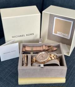 MICHAEL KORS ランウェイ 交換可能な腕時計セット MICHAEL KORS ランウェイ 交換可能な腕時計セット - メルカリ