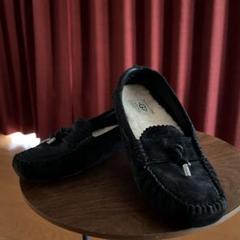 UGG モカシン ローファー　黒 UGG Australia モカシン 好評 アグ メンズ アスコット ASCOT